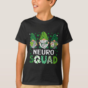 Camiseta Equipe de Enfermeira Neurológica Gnome do Dia de S
