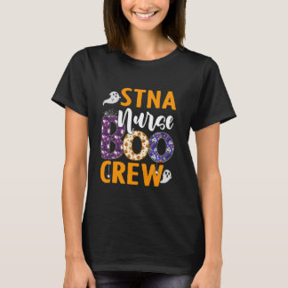 Camiseta Equipe de Enfermeira STNA Boo Enfermeira Assustado