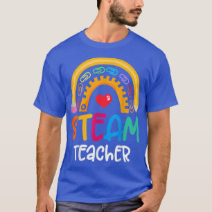 Camiseta Equipe de equipe de professores STEAM de volta à e