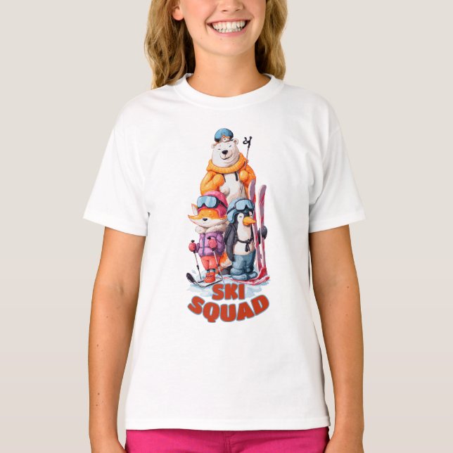 Camiseta equipe de esqui (Frente)