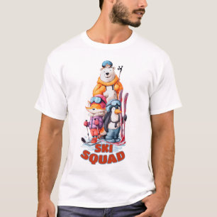 Camiseta equipe de esqui