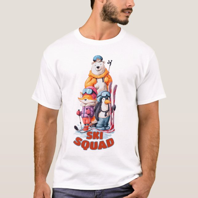 Camiseta equipe de esqui (Frente)