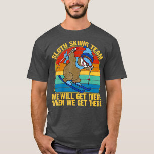 Camiseta Equipe De Esqui Lúcio Chegaremos Lá Quando Chega