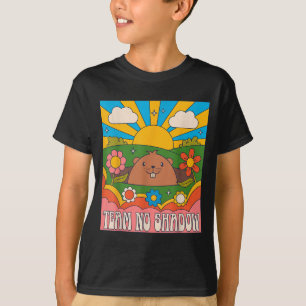 Camiseta Equipe de esquilo sem sombra homens mulheres retrô