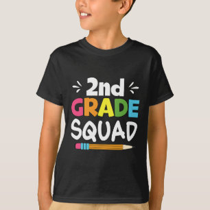 Camiseta Equipe de Estudantes de segundo Grau Quadrado 2º