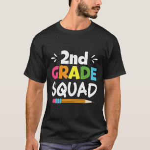 Camiseta Equipe de Estudantes de segundo Grau Quadrado 2º