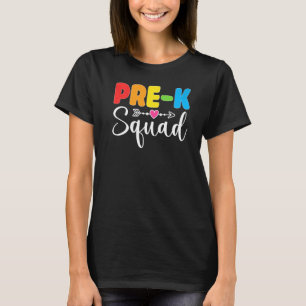Camiseta Equipe de Estudantes Pré-Escolas Pré-Escolas pré-K