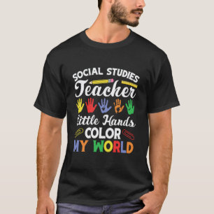 Camiseta Equipe de Estudos Sociais Meu Mundo Professor de E