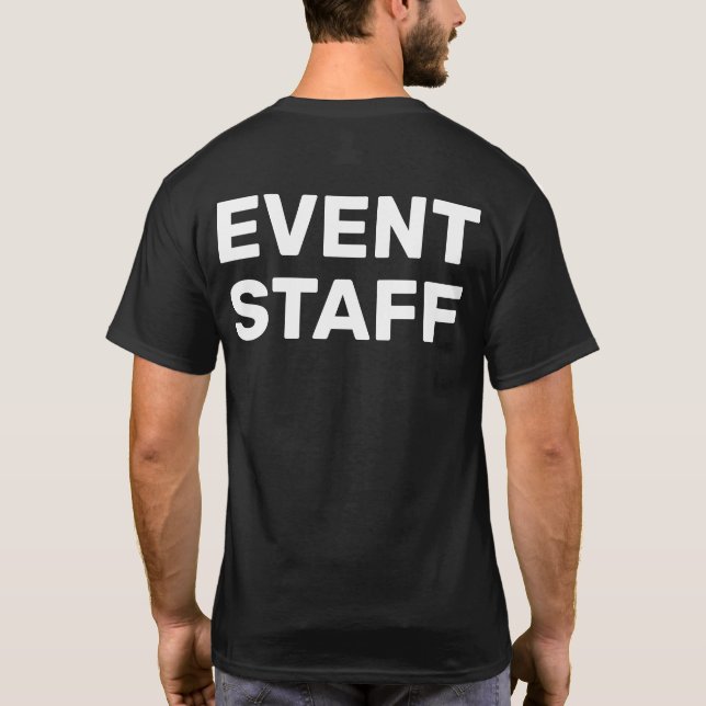 Camiseta Equipe de Eventos Impressão de Costas Uniforme da  (Verso)