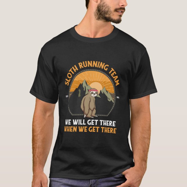 Camiseta Equipe de Execução de Lama em Execução (Frente)