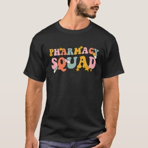 Camiseta Equipe de Farmácia Groovy Para Farmacêutico Técnic