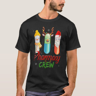 Camiseta Equipe de Farmácia Pílulas Farmacêutico Natal Feri