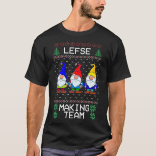 Camiseta Equipe de Fazer de esquerda Tomte de Natal Nórdic