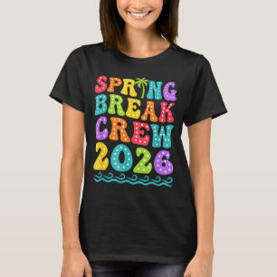 Camiseta Equipe de férias de primavera 2026 grupo familiar