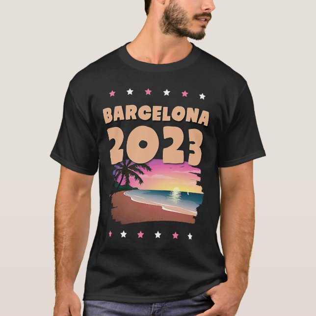 Camiseta Equipe de férias de Verão de 2023 em Barcelona (Frente)