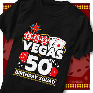 Camiseta Equipe de festa de aniversário de 50 anos no cassi