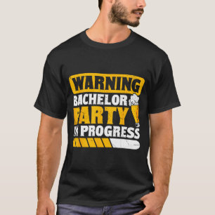 Camiseta Equipe de Festa de Despedida de Solteiro Noivo Cas
