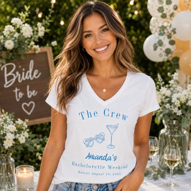 Camiseta Equipe de Festa de Fim de Semana de Despedida de S (Criador carregado)
