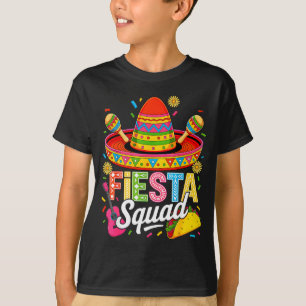 Camiseta Equipe de festa engraçado cinco de maio vamos fest
