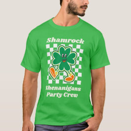 Camiseta Equipe de Festa Shamrock Shenanigans