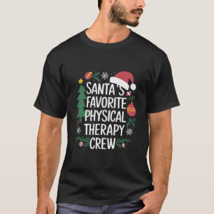 Camiseta Equipe de Fisioterapia Favorita do Papai Noel Nata