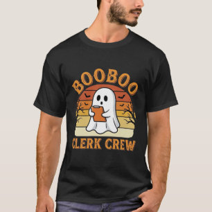 Camiseta Equipe de Funcionário Booboo Projeto de Fantasma d