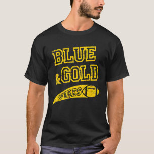 Camiseta Equipe de Futebol Blue & Gold Vibes Fã_1
