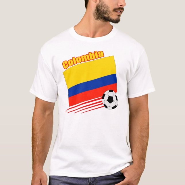 Camiseta Equipe de futebol de Colômbia (Frente)