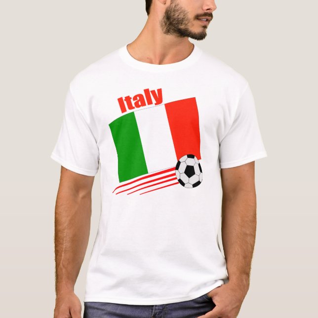 Camiseta Equipe de futebol de Italia (Frente)
