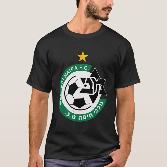 Camiseta Equipe de futebol do Maccabi Haifa Fc Israel (Frente)