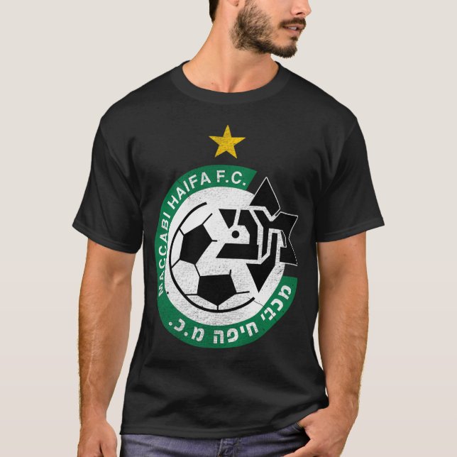Camiseta Equipe de futebol do Maccabi Haifa Fc Israel (Frente)