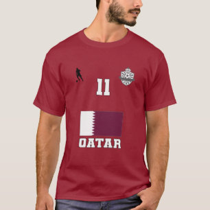 Camiseta Equipe de futebol do Qatar nº 11 T-Shirt
