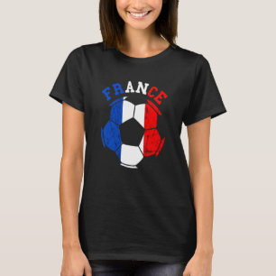 Camiseta Equipe de Futebol Francesa Bola de Futebol Raízes