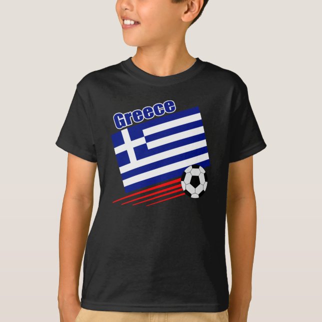 Camiseta Equipe de futebol grega (Frente)