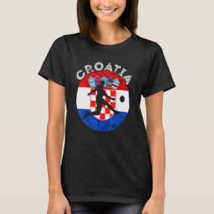 Camiseta Equipe De Futebol Hrvatska Bandeira Croata Pavilhã