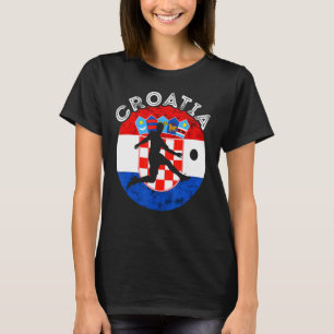 Camiseta Equipe De Futebol Hrvatska Bandeira Croata Pavilhã