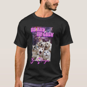 Camiseta Equipe de Gatos Bobos Matando Galáxia Espacial Y2K