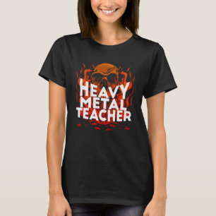 Camiseta Equipe de Heavy Metal Brutal Professor de Heavy Me