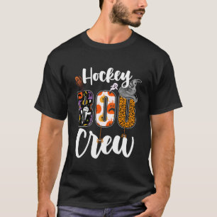 Camiseta Equipe de Hockey Boo no Halloween Uniforme de Joga