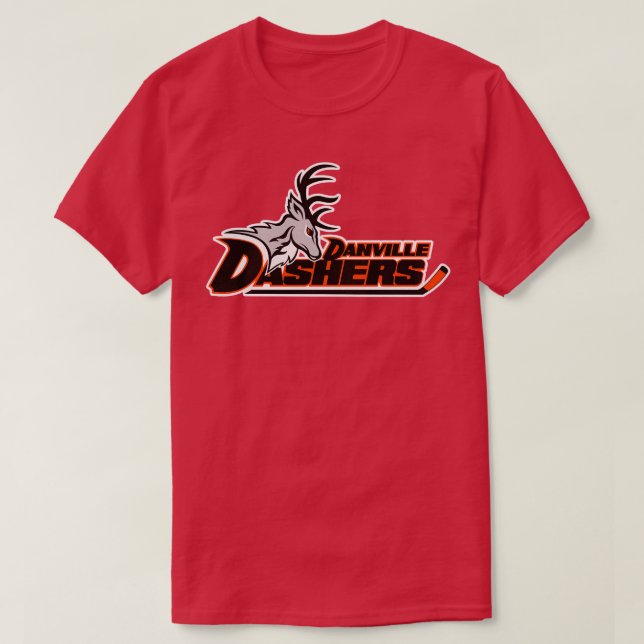 Camiseta Equipe de Hóquei em Illinois de Dashers Danville (Frente do Design)