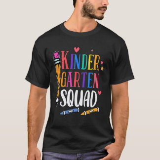 Camiseta Equipe de Jardim de Infância De Volta à Escola Jar