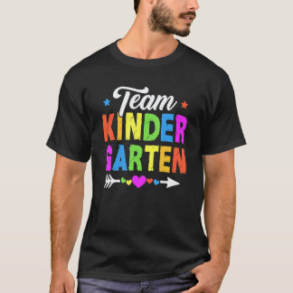 Camiseta Equipe de jardim de infância fofo Professor Crianç