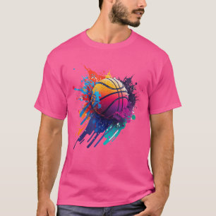 Camiseta Equipe de Jogador de Basquete Splash Baller Basque