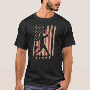 Camiseta Equipe de jogador de beisebol legal dia de jogo EU