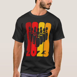 Camiseta Equipe de Jogadores de Pin e Bola de Boliche 2023 