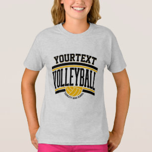 Camiseta Equipe de Jogadores de Voleibol de NOME Personaliz