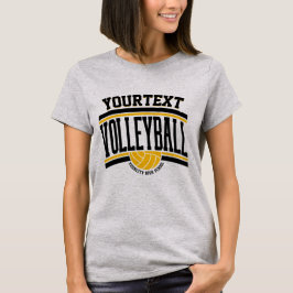 Camiseta Equipe de Jogadores de Voleibol de NOME Personaliz