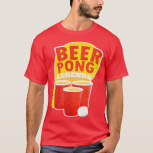 Camiseta Equipe de jogos de Bebendo de legendas Beer Pong
