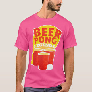 Camiseta Equipe de jogos de Bebendo de legendas Beer Pong