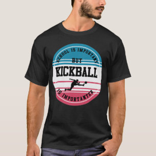 Camiseta Equipe de Kickball Oferece Presente Engraçado para